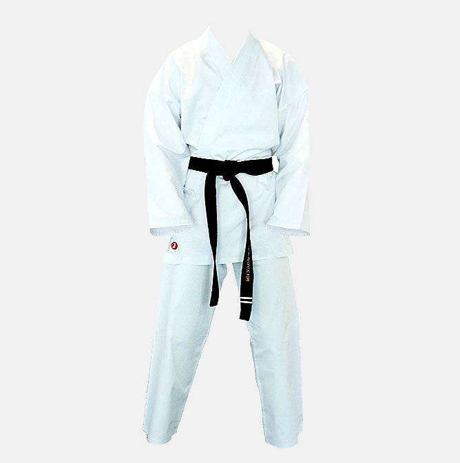 Karate Uniform Gi made of 100% cotton 12 oz in 6/190 size with free shipping 